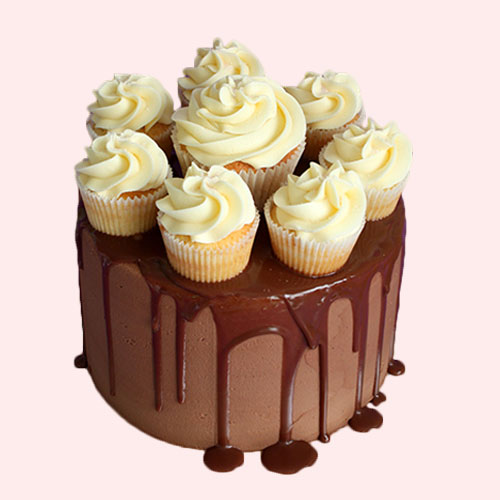 Cupcake Panache Drip Cake