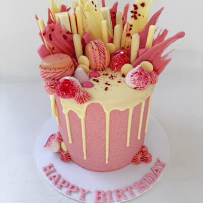 Raspberry & White Chocolate Panache