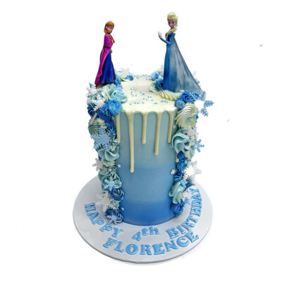 Made Without Gluten Ice Princess Drip Cake