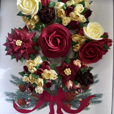Christmas Cupcake Bouquet Box