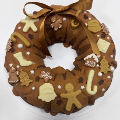 Gingerbread Blondie Wreath