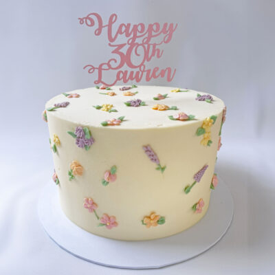 Buttercream Blooms Cake